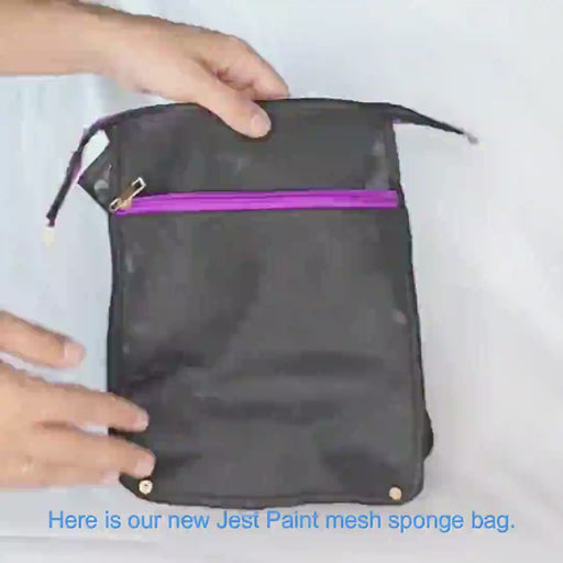 Black Mesh Bag for Sponges | For Face Painters by Jest Paint - NEW (Machine Washable)