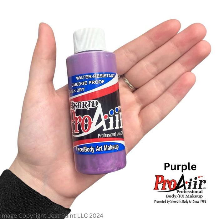 ProAiir Alcohol Based Hybrid Airbrush Body Paint 2oz - Purple