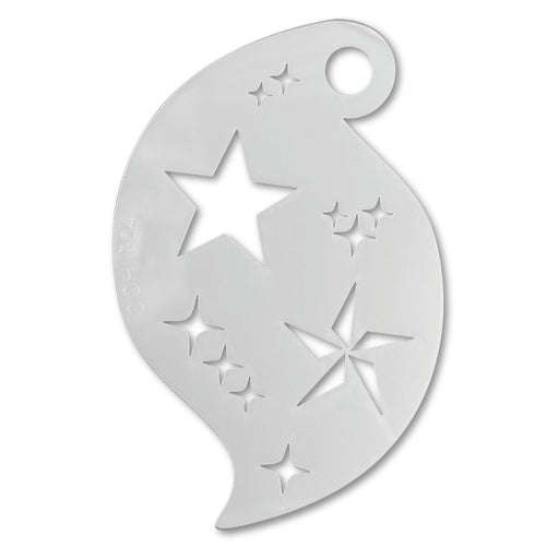 Ooh! Face Painting Stencil | 3D Star Storm (R04)