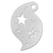 Ooh! Face Painting Stencil | 3D Star Storm (R04)