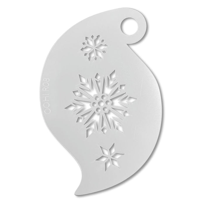 Ooh! Face Painting Stencil | Snowflake Storm (R08)
