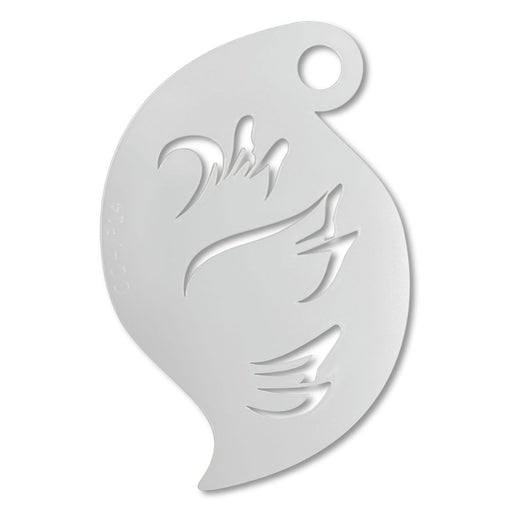 Ooh! Face Painting Stencil | Butterfly Wing Brushstrokes (R14) - DISCONTINUED