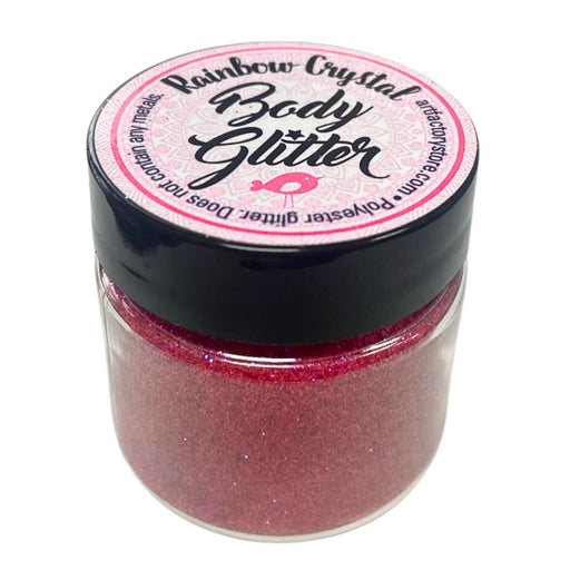 Art Factory | Rainbow Crystal Body Glitter - Raspberry Pink ( Jar 1oz)