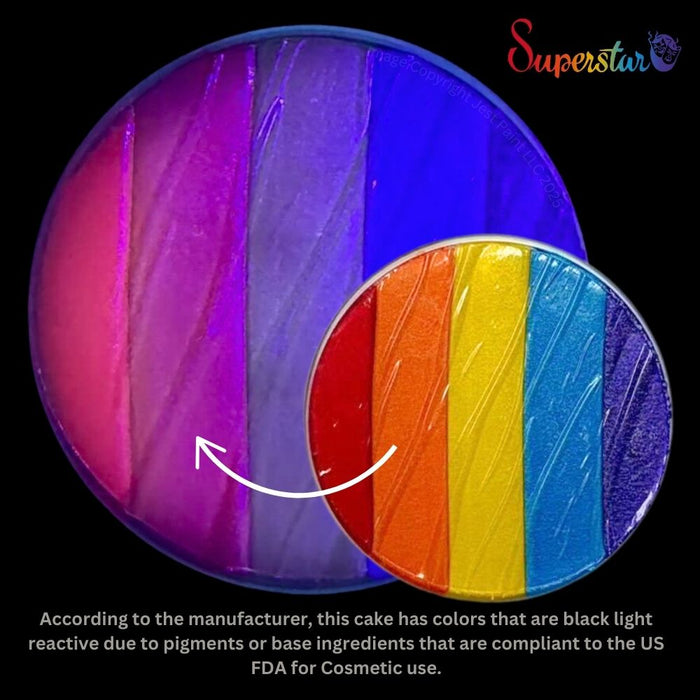 Superstar Face Paint | Dream Colours Rainbow Cake - RAINBOW - 45gr