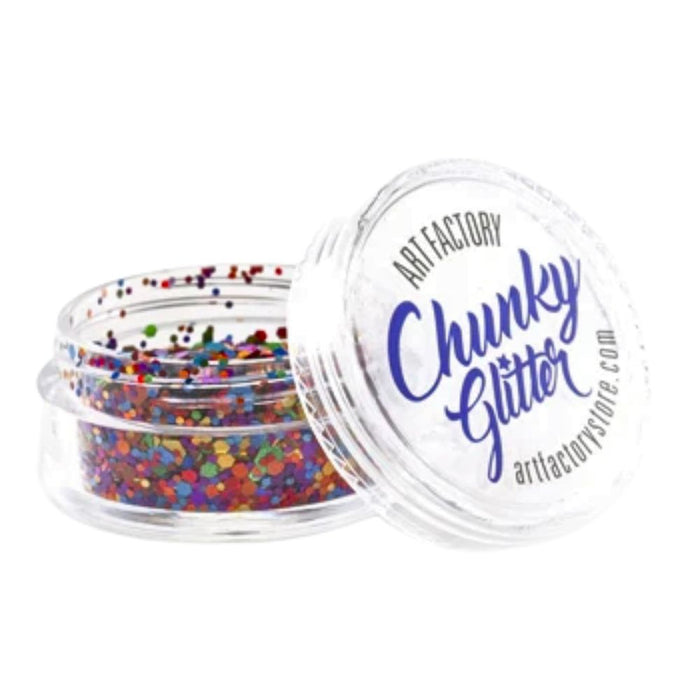 Art Factory | Loose Chunky Glitter - Rainbow Pride (30ml jar)