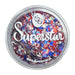Superstar | Chunky Glitter Cream - Red, White and Blue (10gr Jar)