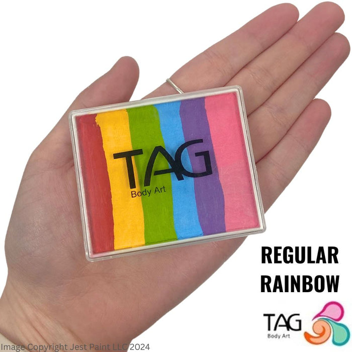 TAG Face Paint Split Cake - Regular Rainbow 50gr    #17