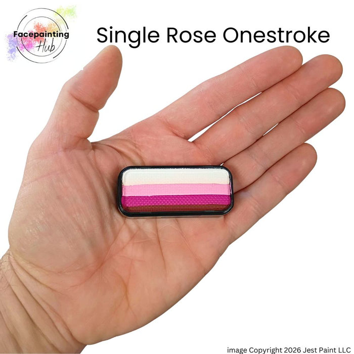 Facepainting Hub |  OneStroke Palette Single Refill -  ROSE -  14gr
