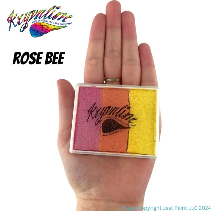 Kryvaline Face Paint Split Cake (Regular Line) - Rose Bee 50gr
