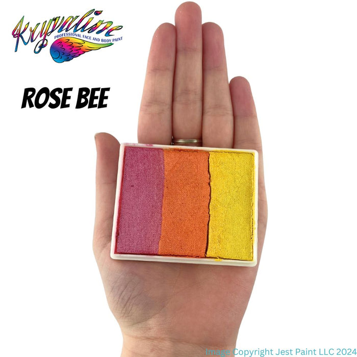 Kryvaline Face Paint Split Cake (Regular Line) - Rose Bee 50gr