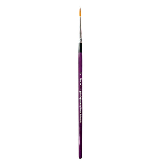 Limited Edition Blazin Face Painting Brush by Marcela Bustamante - Round 3 LE (Golden Bristles)
