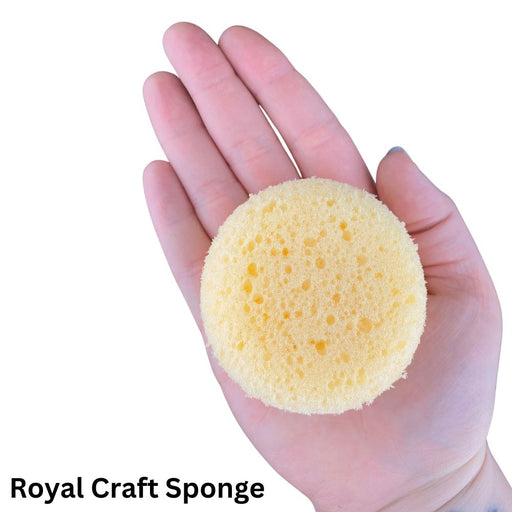 Make Shoppe Round Art Sponges, 2 Count Yellow