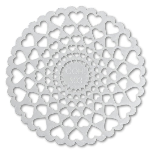 Ooh! Face Painting Stencil | Hearts Sphere (S03)