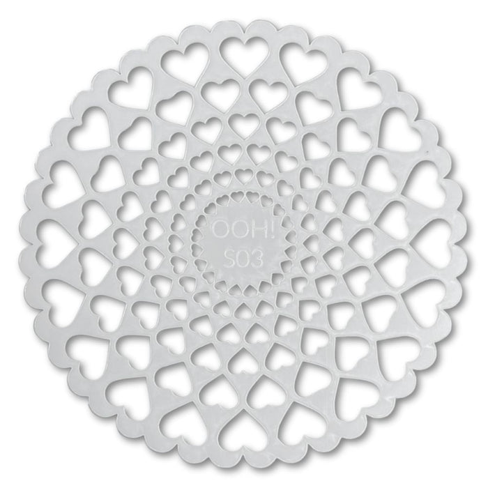 Ooh! Face Painting Stencil | Hearts Sphere (S03)