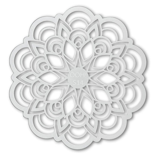 Ooh! Face Painting Stencil | Flower Mandala Sphere (S14-1)