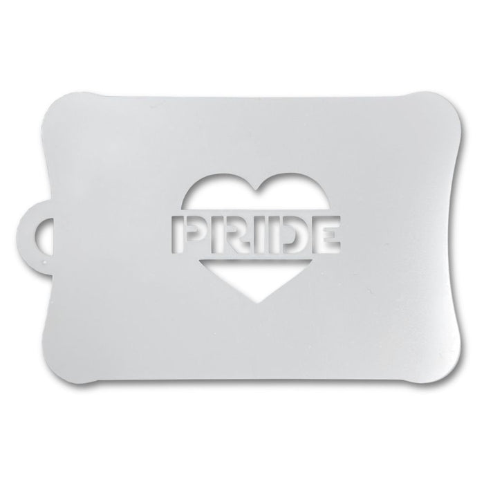 Ooh! Face Painting Stencil | Gay Pride Heart (SB27)