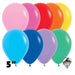 Sempertex Batallatex | Latex Balloons - 5" ROUND FASHION Assortment - 100ct  (51000)