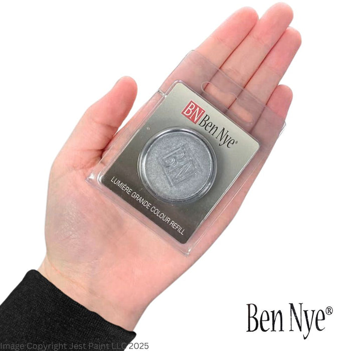 Ben Nye | Lumiere Face Paint Powder - Palette Refill - (RL-4) SILVER - 3.6gr