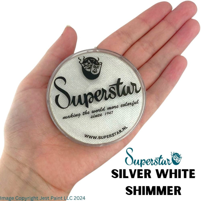 Superstar Face Paint | Silver White Shimmer 140 - 45gr