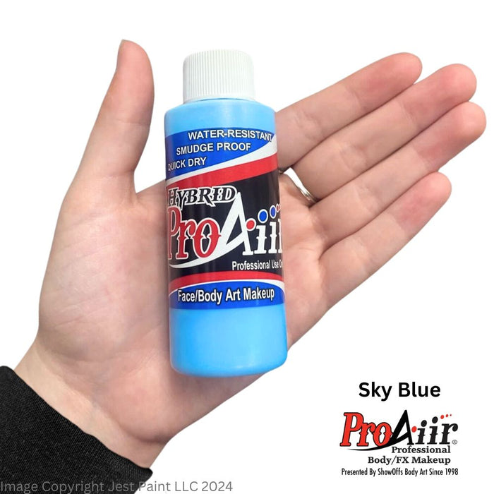 ProAiir Alcohol Based Hybrid Airbrush Body Paint 2oz - Sky Blue