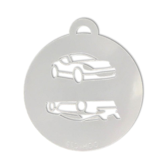 Ooh! Face Painting Stencil | Sports Car Flip (C15)