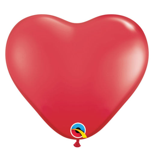 Qualatex Balloons | (3645) 6" HEART Standard Red - 100ct