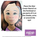 Art Factory | Boomerang Face Painting Stencil - Star Crown (B033)
