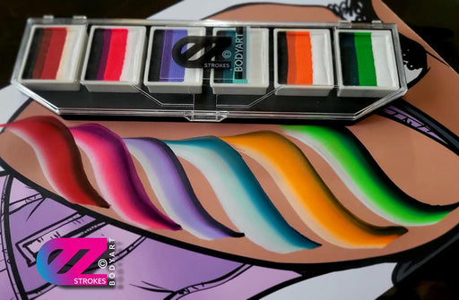 EZ STROKES by Susy Amaro | 1 Stroke Painting Palette | MERMAID Palette  (SFX Non - Cosmetic)