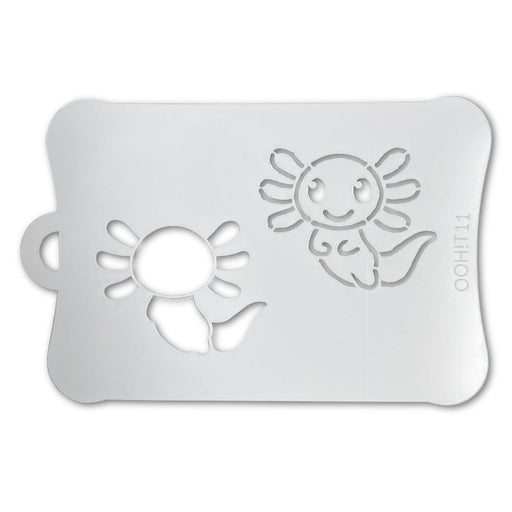 Ooh! Face Painting Stencil | Axolotl (T11)