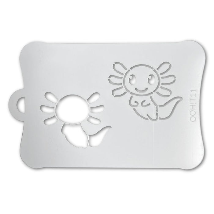 Ooh! Face Painting Stencil | Axolotl (T11)