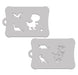 Ooh! Face Painting Stencil  | 2pc Set - Happy T-Rex and More! (T38)