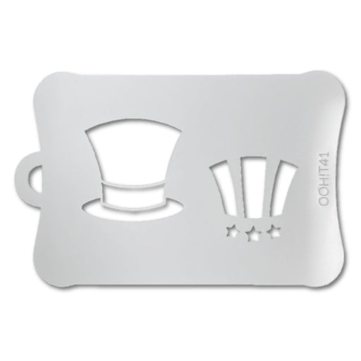 Ooh! Face Painting Stencil | Uncle Sam Top Hat (T41)