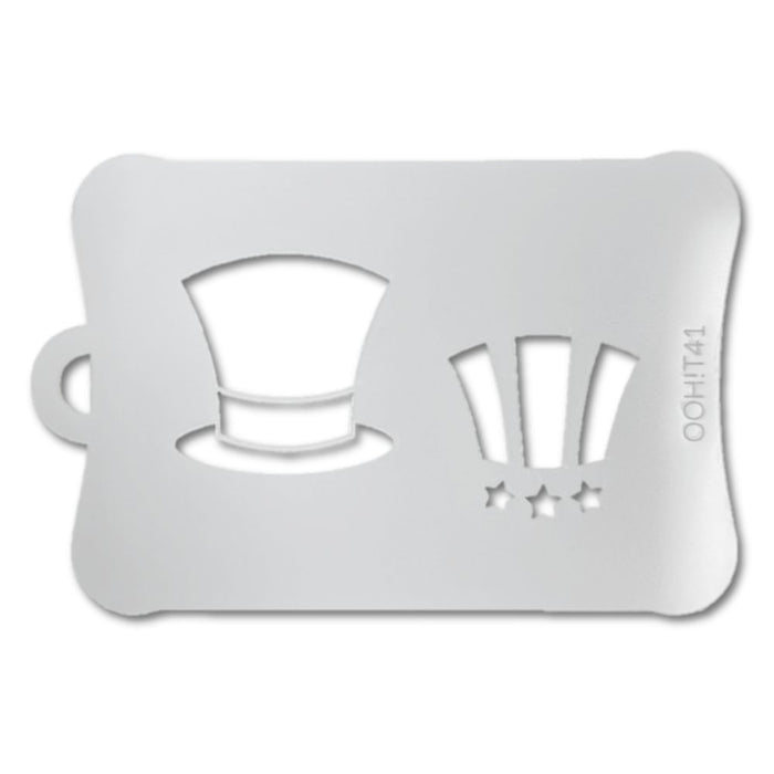 Ooh! Face Painting Stencil | Uncle Sam Top Hat (T41)