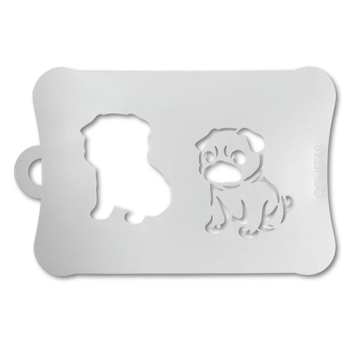 Ooh! Face Painting Stencil | PUG Puppy Dog (T49)