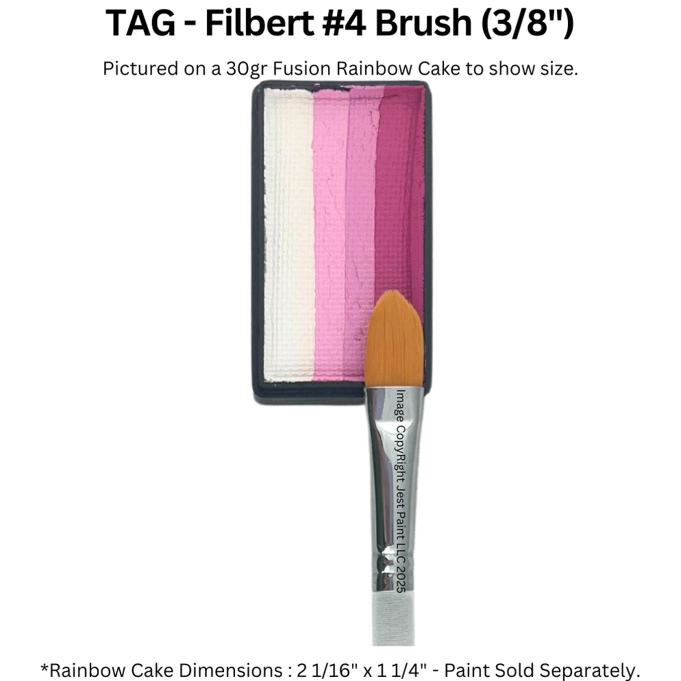 Pincel para pintar caras - TAG - Pincel de avellana con mango acrílico ...