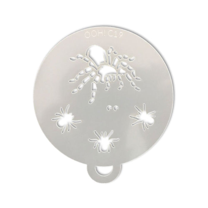 Ooh! Face Painting Stencil | Tarantula Spider Flip (C19)