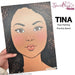 Sparkling Faces | Adult Face Painting Practice Board - Tina