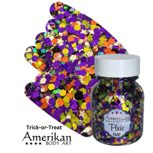 Pixie Paint Face Paint Glitter Gel - Trick or Treat - Seasonal - Small 1oz