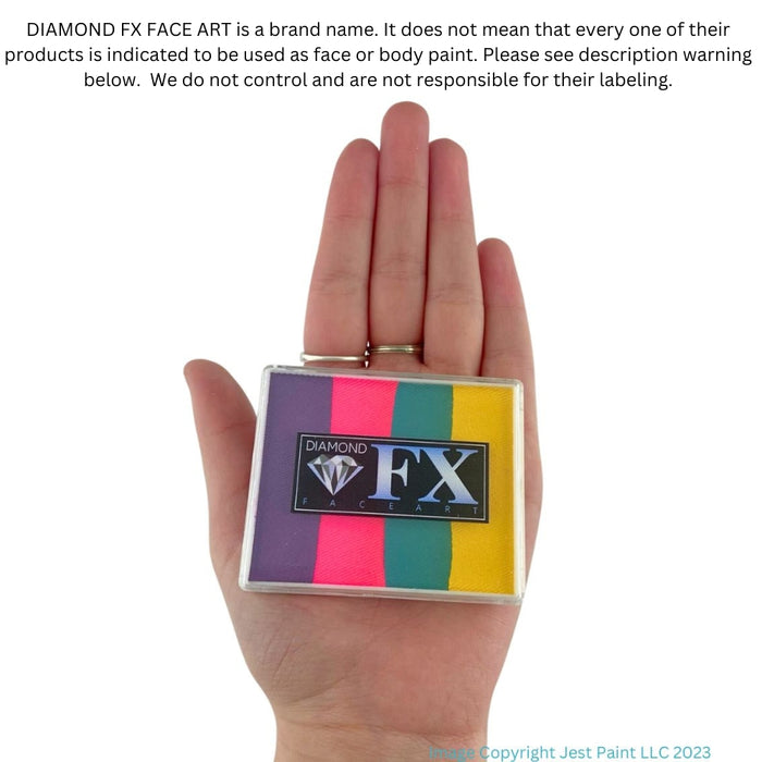 DFX Paint Rainbow Cake -  Large Tropic Topic (RS50-97) Approx. 40gr / 1.48oz #19 (SFX - Non Cosmetic)