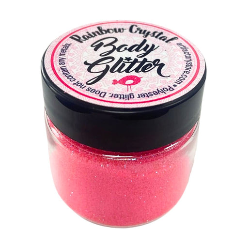 Art Factory | Rainbow Crystal Body Glitter - UV Wild Pink (1oz jar)