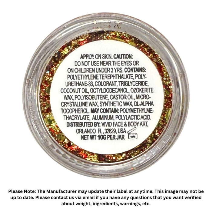 VIVID Glitter |  GLEAM Glitter Cream | Small VICTORIOUS (10gr)