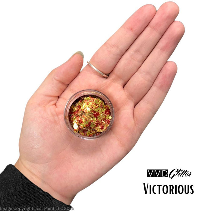 VIVID Glitter |  GLEAM Glitter Cream | Small VICTORIOUS (10gr)