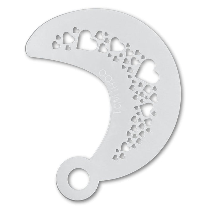 Ooh! Face Painting Stencil | Heart Wrap (W01)