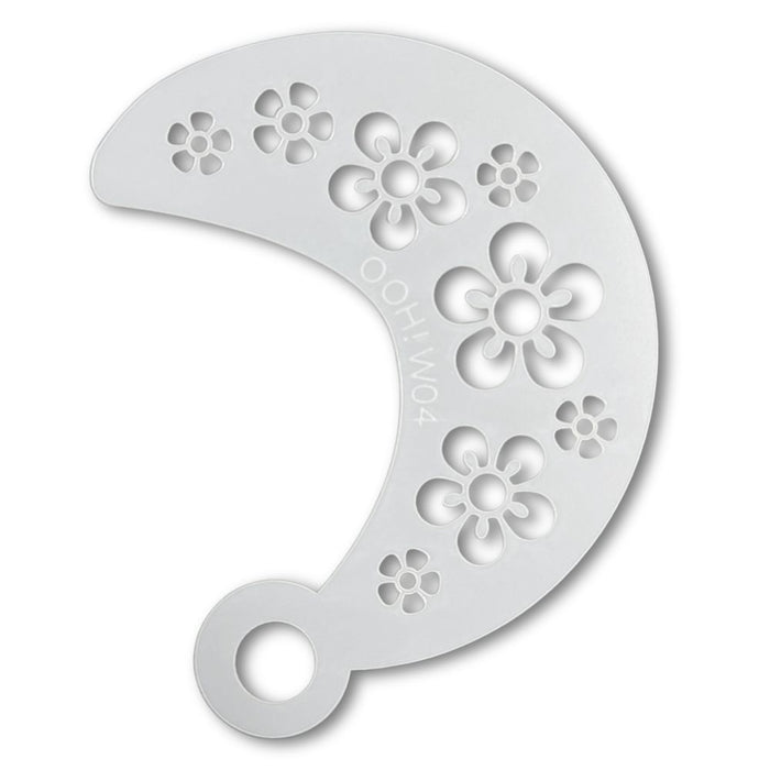 Ooh! Face Painting Stencil | Flower Wrap (W04)