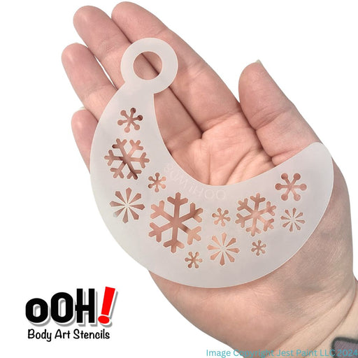 Ooh! Face Painting Stencil | Snowflake Wrap #2 (W08)