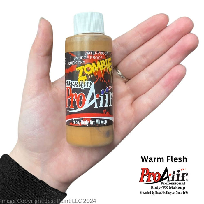 ProAiir Alcohol -Based Hybrid Airbrush Body Paint 2oz - Warm Flesh / Zombie