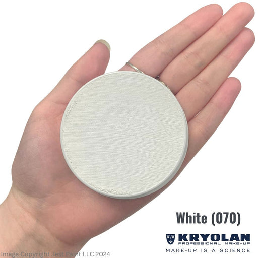 Kryolan Face Paint  Aquacolor - 070 (White) - 30ml