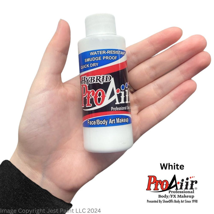 ProAiir Alcohol Based Hybrid Airbrush Body Paint 2oz - White