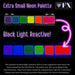 Diamond FX Paint - 6 Color Extra Small Neon  Palette (SFX - Non Cosmetic)