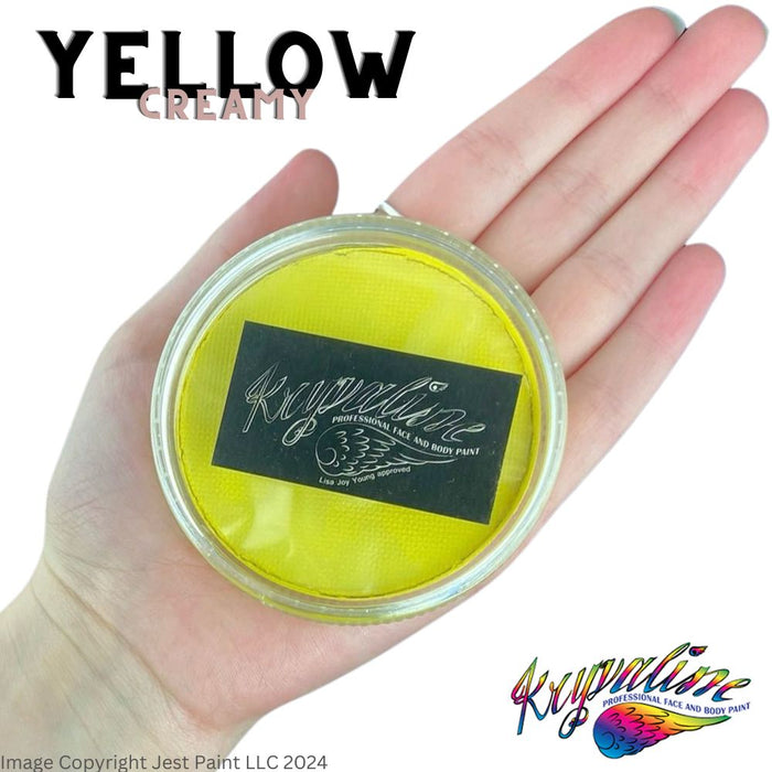 Kryvaline Face Paint Essential (Creamy line) - Yellow 30gr